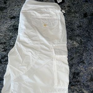 Ralp Lauren RLX men white cargo shorts